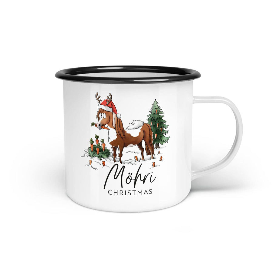 Emaille-Tasse "Möhri Christmas"