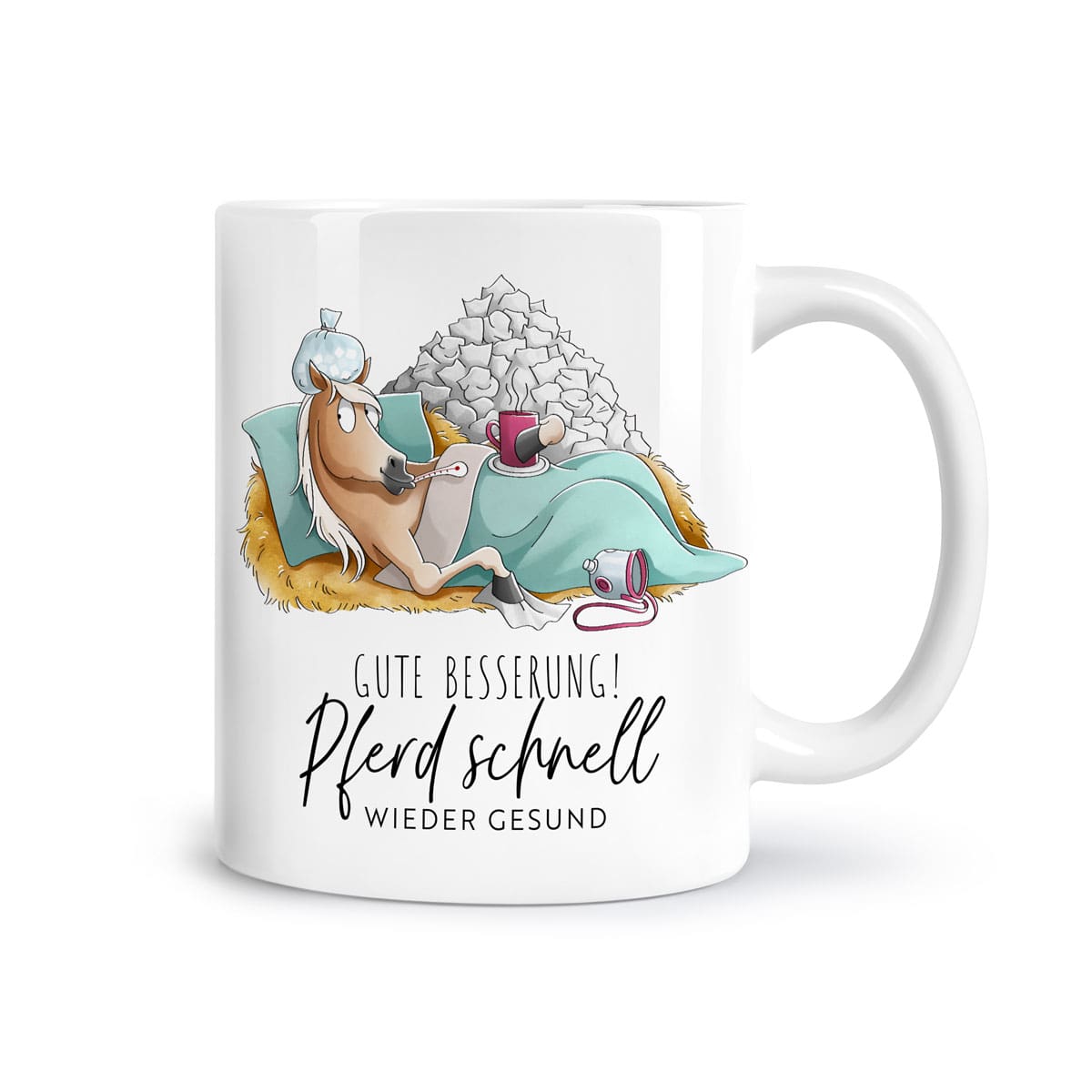 Tasse "Pferd schnell wieder gesund"
