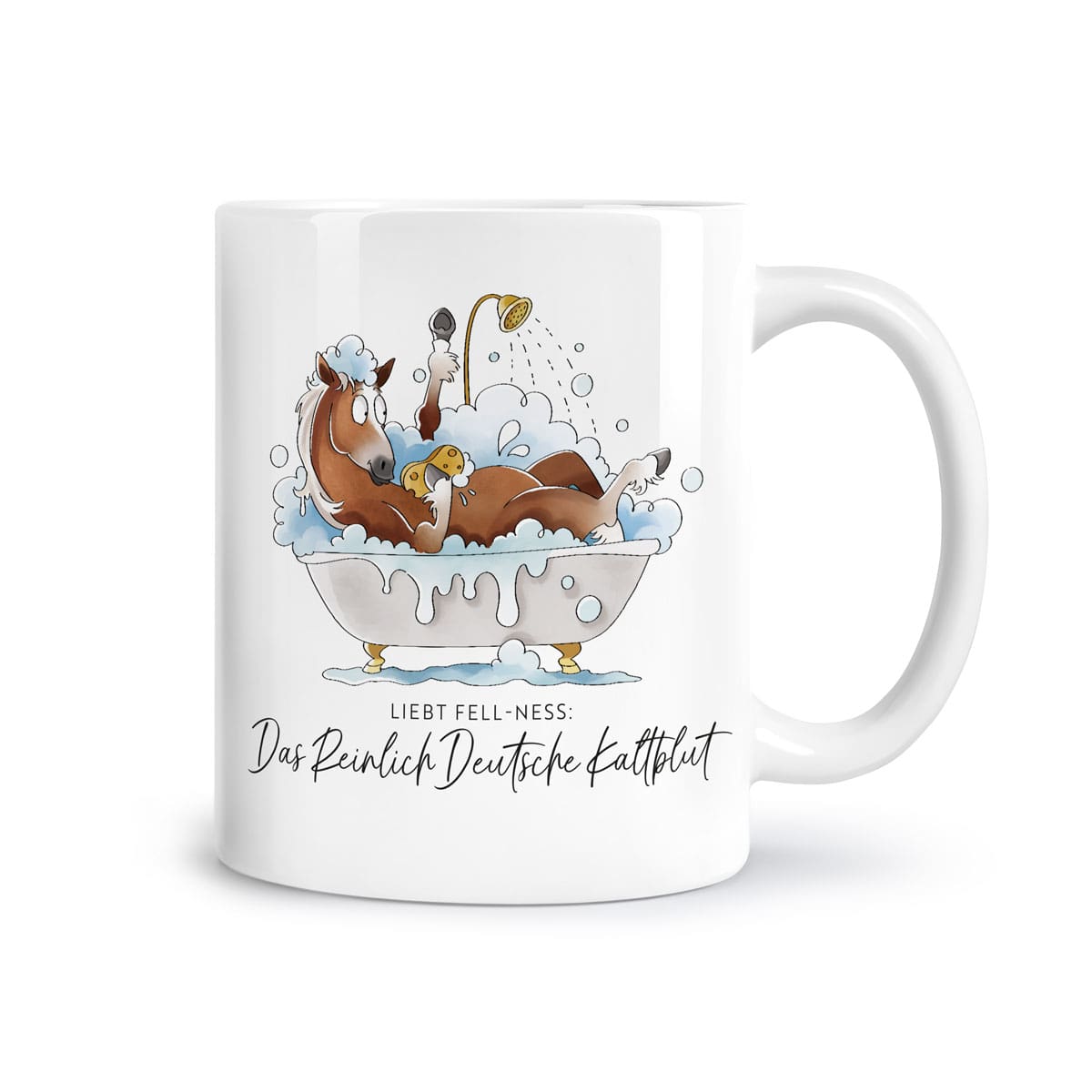 Tasse "Reinlich Deutsches Kaltblut"
