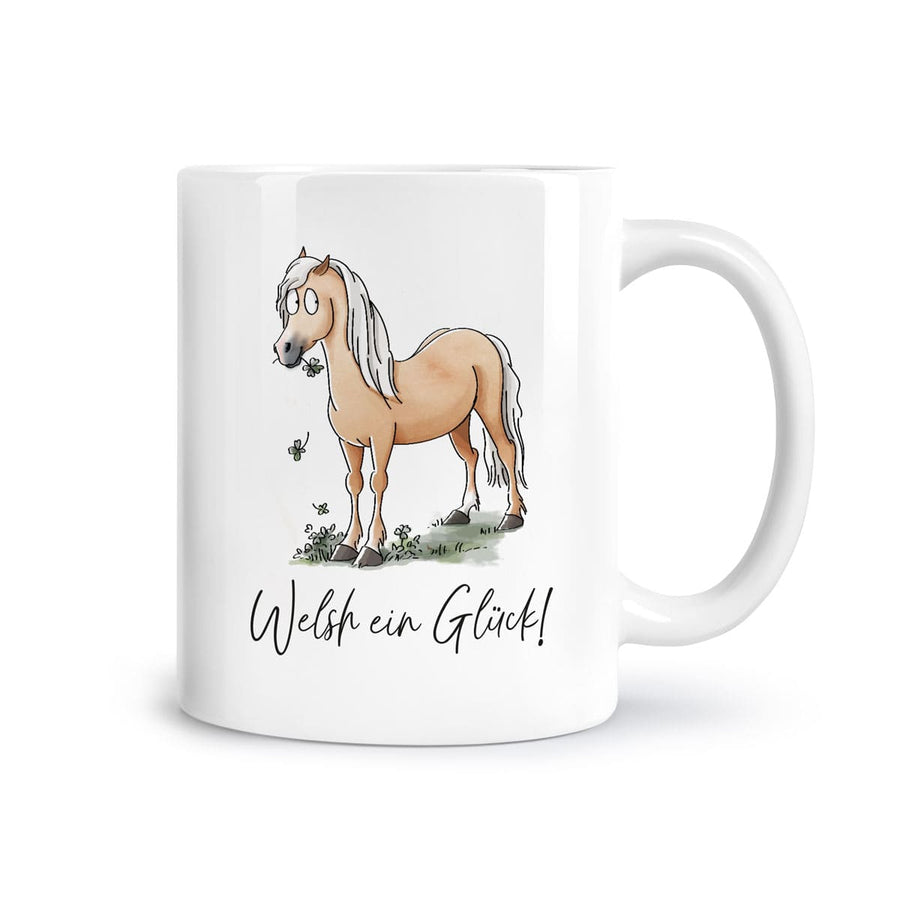 Tasse "Welsh ein Glück!"