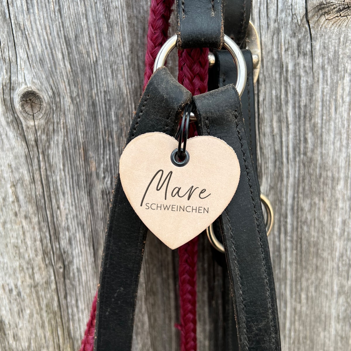 Lederanhänger "Mare Schweinchen"