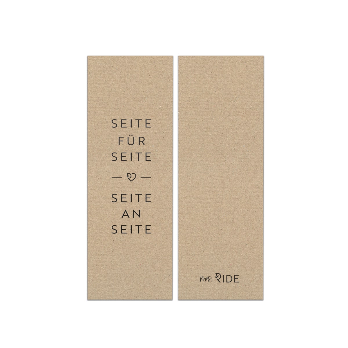 Lesezeichen "Seite an Seite"