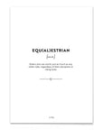 Poster "Equalestrian"