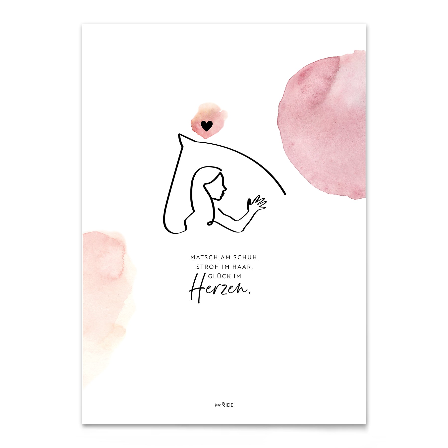 Poster "Matsch am Schuh"