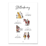 Poster "Stallordnung"