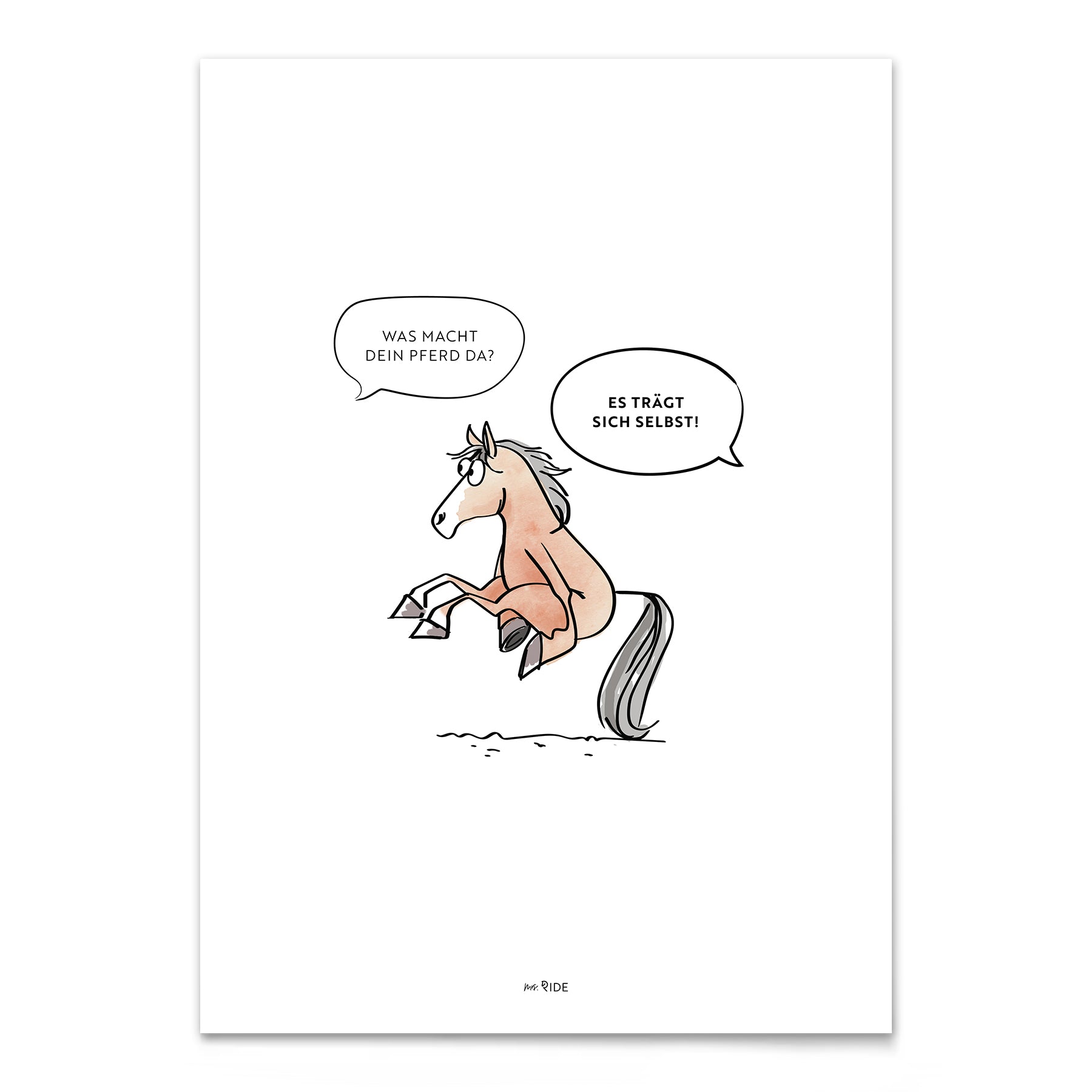 Poster "Es trägt sich"