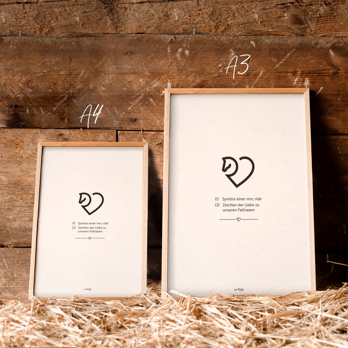 Poster "Fellnasenliebe"