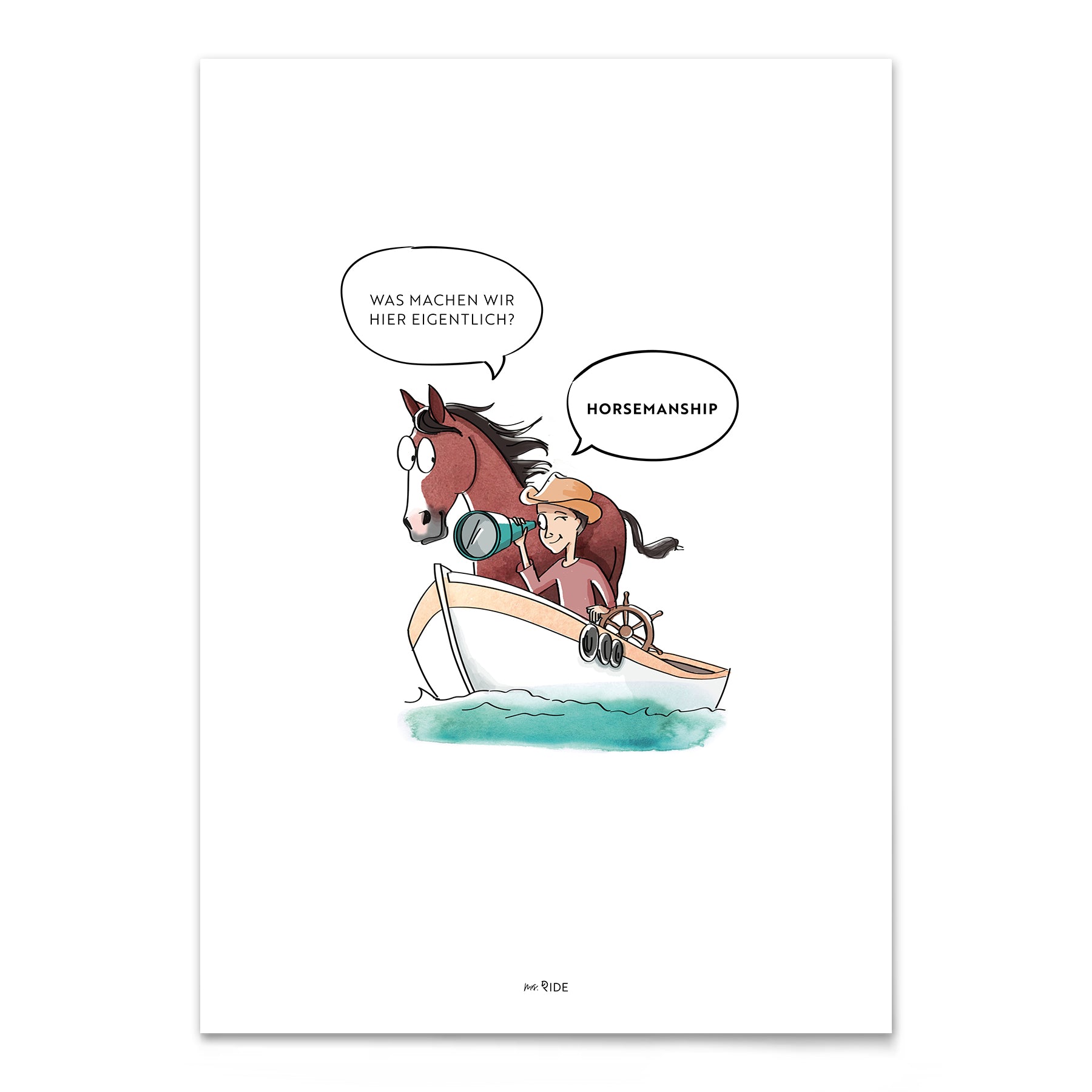 Poster "Horsemanship"