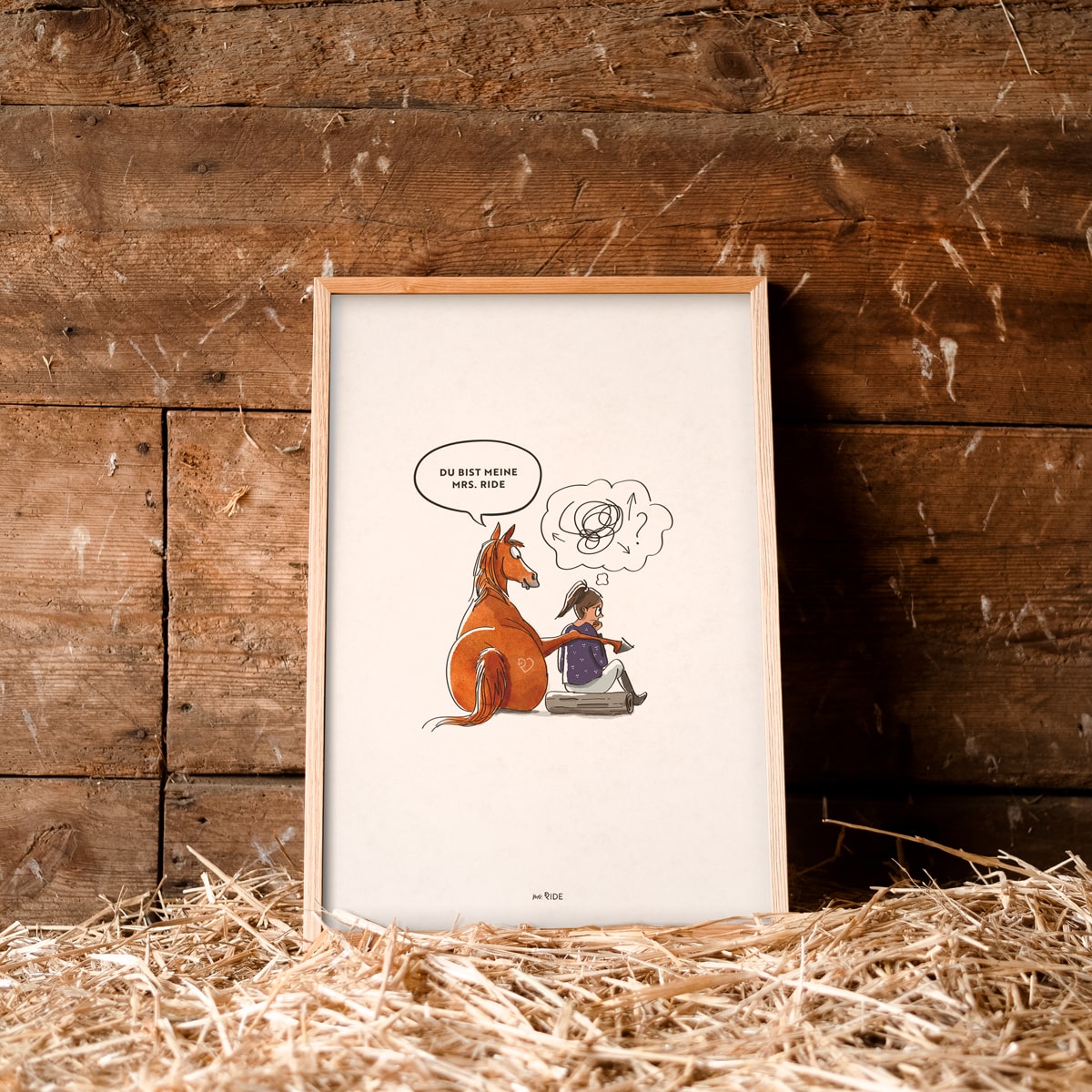 Poster "Du bist meine mrs. ride"