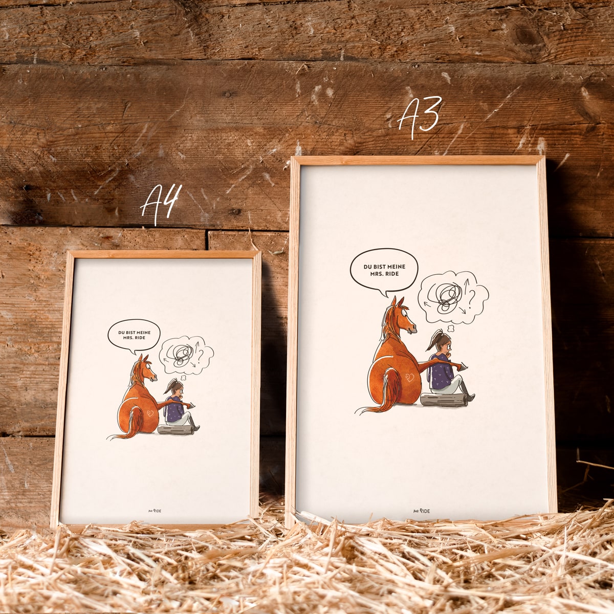 Poster "Du bist meine mrs. ride"