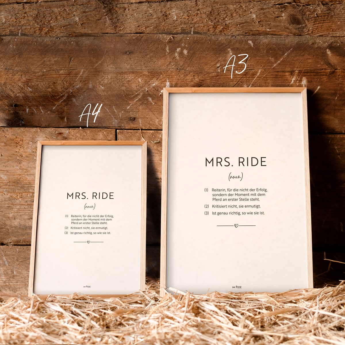 Poster "mrs. ride"