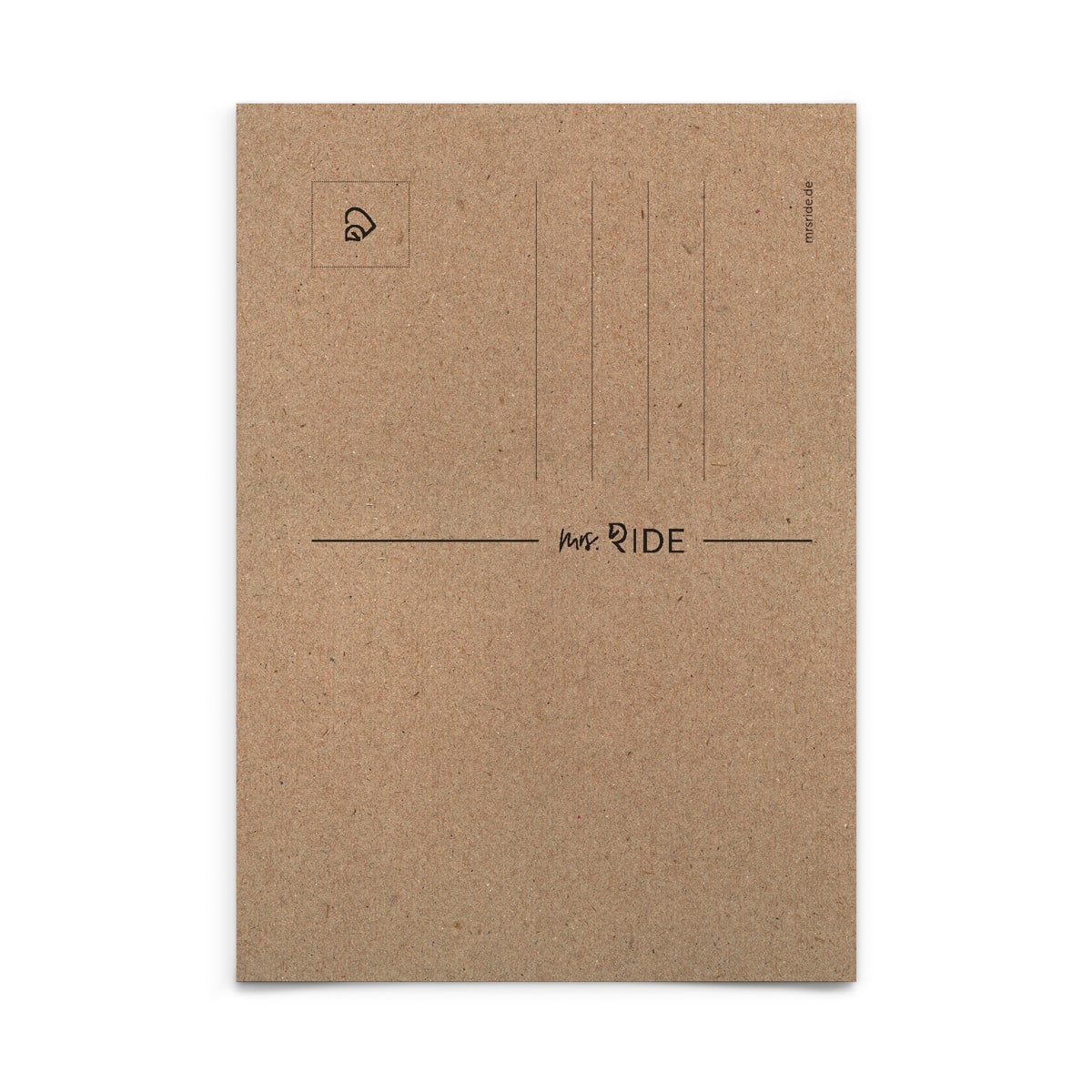 Postkarte "Im guten wie im schlechten Reiten"